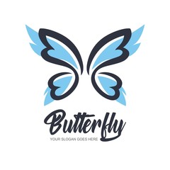 Butterfly logo template