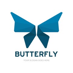Obraz premium Butterfly logo template