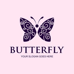 Butterfly logo template