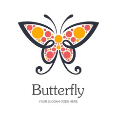 Butterfly logo template
