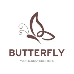 Obraz premium Butterfly logo template