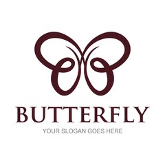 Butterfly logo template