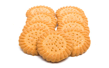 butter biscuits isolated
