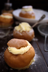 Semla swedish cream bun