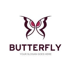 Butterfly logo template