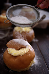 Semla swedish cream bun