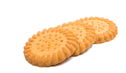 butter biscuits isolated
