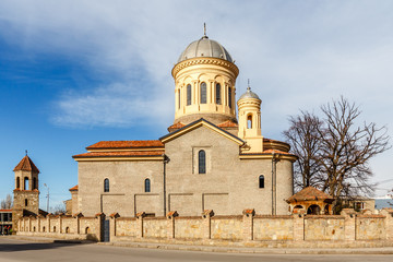 Fototapeta na wymiar Saint Mary Cathedral, ortodox church, Gori, Georgia