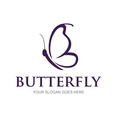 Butterfly logo template