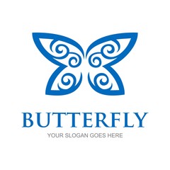 Butterfly logo template