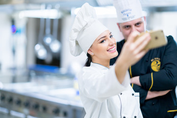 Chef Cooking, Cutting and preparing next plate