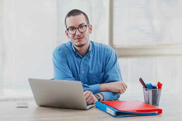 Man with laptop