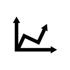 Graph chart sign icon.