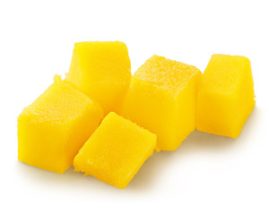 Ripe mango isolated