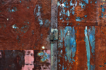 Rusty metal background