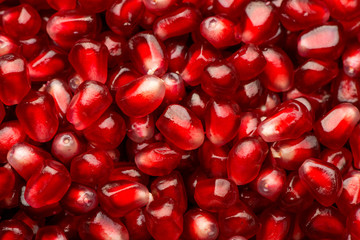 sweet pomegranate seeds