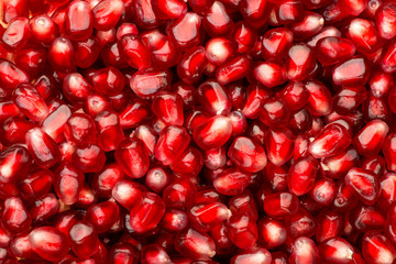 sweet pomegranate seeds