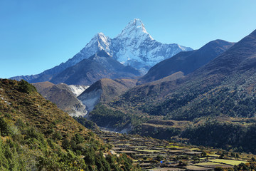 Fototapeta premium Ama Dablan mountain views