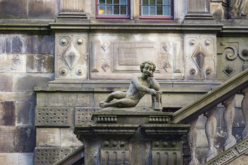 Obraz premium Leiden, Netherlands city hall