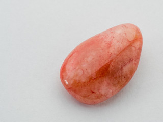 Carneol gem. This gem is used as a jewel stone and also in alternative medicine
