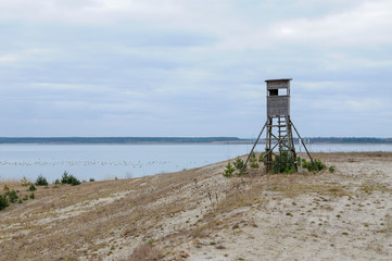 Jagdstand unterstand förster jäger hütte