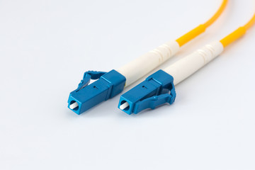 Two optical LC type connectors