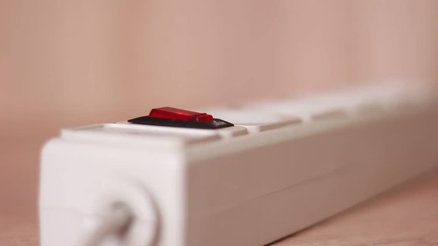 Pulling cable out of socket and turning soket off