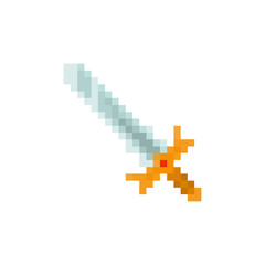 Fototapeta premium Pixel od sword for games and web sites