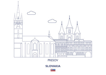 Presov City Skyline, Slovakia