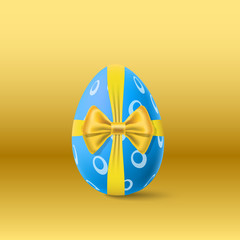 Easter vector illustration with egg