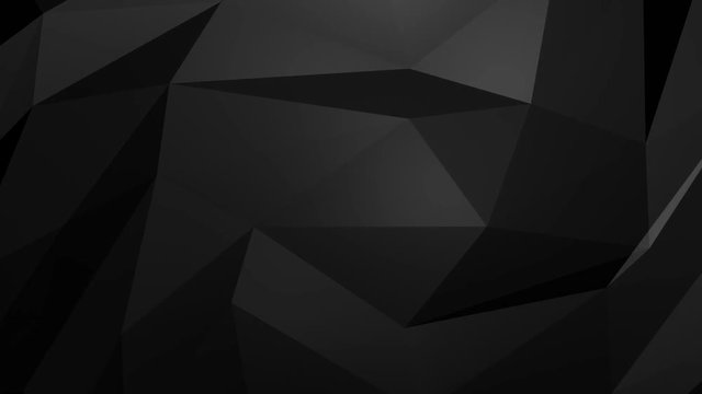 Polygonal black background