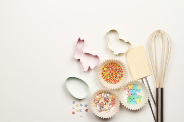 Objects for the decoration of Easter cookies