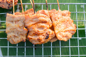 Grilled pork