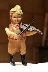 Blechspielzeug, kleiner Geiger