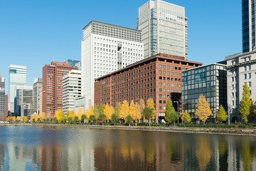 Fototapeta premium Am Kaiserpalast in Tokyo