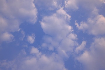 Blue sky and cloud background abstract 