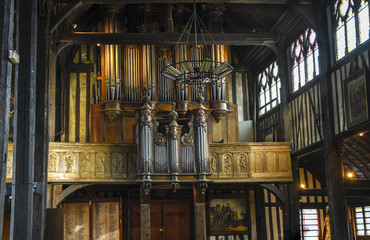 Eglise Saint-Catherine / Orgue / Honfleur