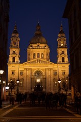 Fototapeta na wymiar St. Stephen's Basillica, Budapest, Hungary.