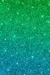Glitter vertical texture with blue green color effect