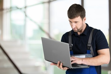 Fototapeta premium Laptop.