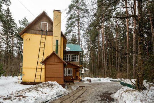 House-museum of the famous Soviet children's writer Korney Chukovsky in the writers village of Peredelkino. Moscow region, Russia.