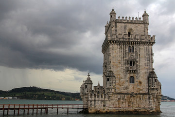 Fototapeta na wymiar Tower of Belem, Lisbon, Portugal