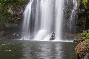 Gorgeous waterfall in Costa Rica