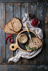 Home made chicken liver pate