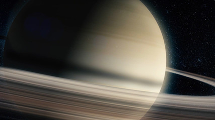 Saturn - planets of the Solar system in high quality. Science wallpaper © Media Whale Stock