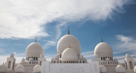 Fototapeta na wymiar Sheikh-Zayed-Moschee in Abu Dhabi