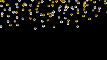 Sequins background. Rhinestones. Beads. 3d illustration. Fashion backdrop. Embroidery. Sequin fabric. Golden and silver sparkles. Glitter. Digital image.