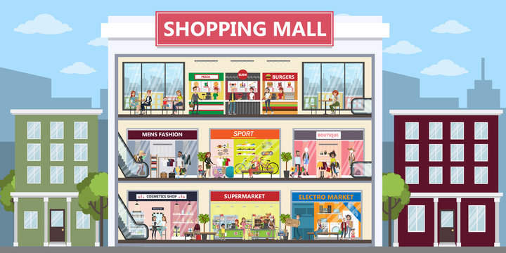Cartoon Shopping Mall Billeder – Gennemse 22,722 stockfotos, vektorer og  videoer | Adobe Stock