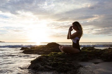 Sunset at the beach
