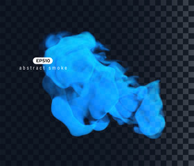 Vector illustration of smoky shape.